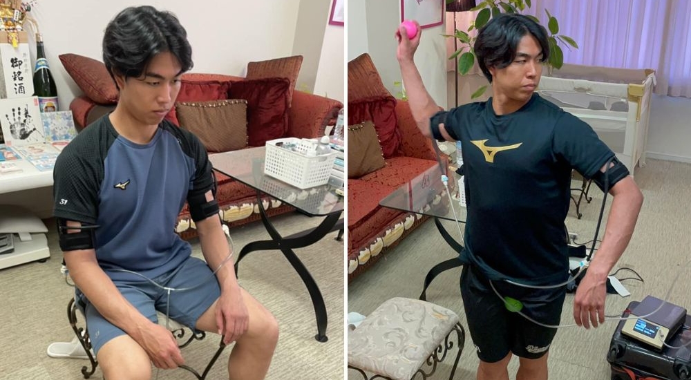 ブースターの事例：大谷輝龍投手